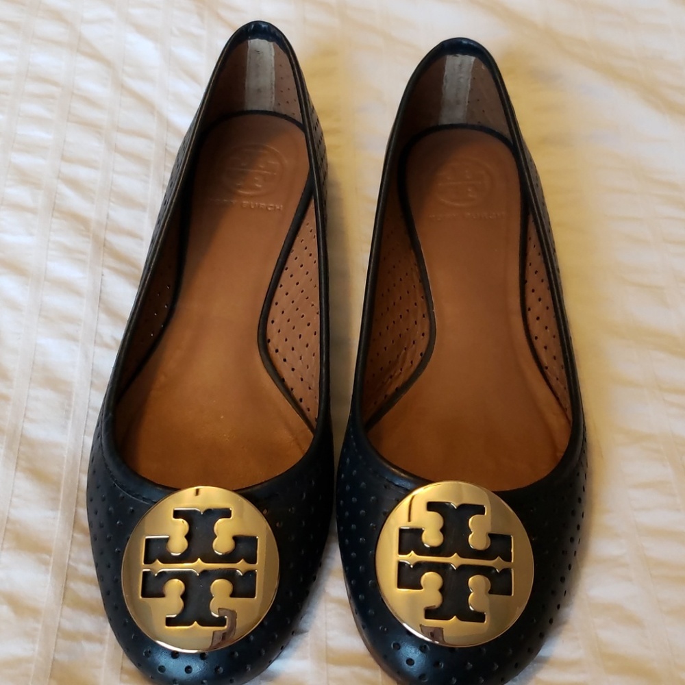 Tory Burch Reva navy flats size 7.5